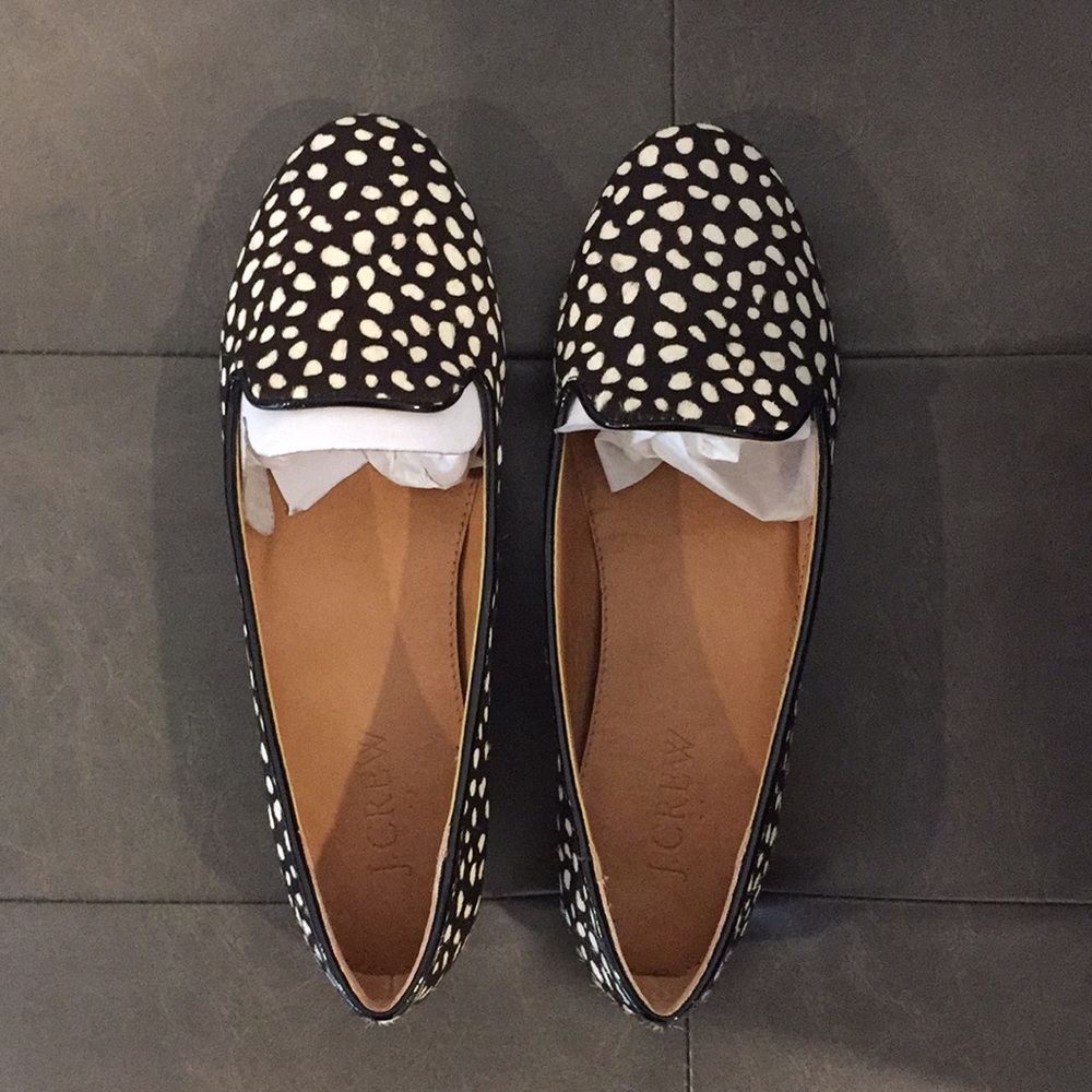 NEW J Crew Leopard Loafers